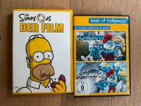 Die Schlümpfe Teil 1 und 2, Simpsons Der Film DVD Bayern - Pocking Vorschau