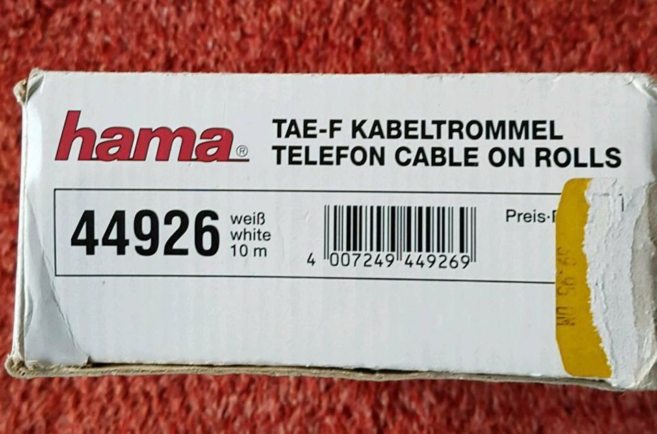 TAE - Telefon - Verlängerungskabel von Hama in Hemsbach