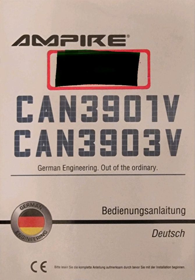 Ampire Alarmanlage CAN 3901V/T für zb. Vw Passat 3c/b6 o. Golf 5 in Bergholz Rehbrücke