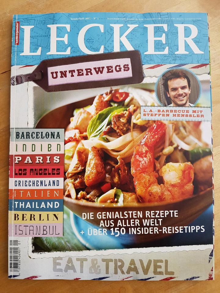 Rezepte Sonderheft "Lecker unterwegs", mit Steffen Henssler in Bielefeld