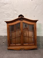 Antiker Massivholz-Einbauschrank / Vitrinenschrank Innenstadt - Köln Altstadt Vorschau