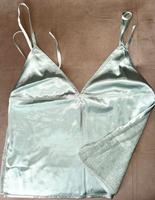 Trägertop Wassergrün/Gr.M/Satin&Strick/ Zara/Elegant/NP.40€ Bayern - Neu Ulm Vorschau