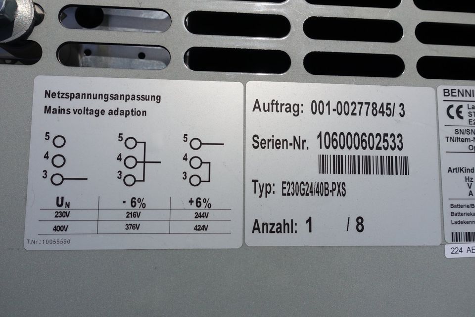 STILL PXS 24v 40A Puls Ladegerät Charger Batterieladegerät in Buch a. Erlbach