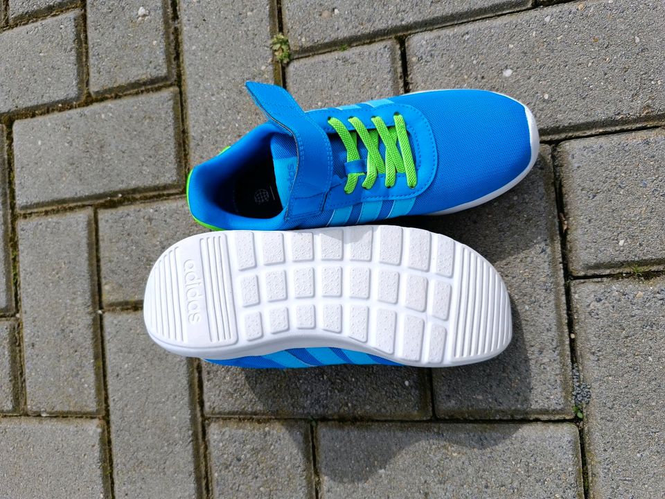 Adidas Sportschuhe Sneakers 35 blau neon in Wegberg