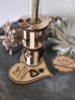 Vase aus Holz, Geschenk zu Muttertag Geburtstag, diy Handarbeit Nordrhein-Westfalen - Wenden Vorschau