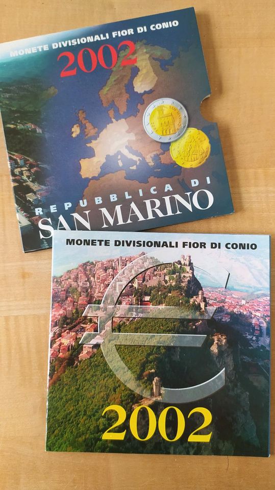 Kursmünzensatz, San Marino, Jahr 2002 in Viernheim