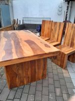 Esstisch mit 6 Stühlen aus massivem Holz Nordrhein-Westfalen - Elsdorf Vorschau