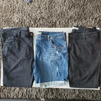 3 Jeans Damen Gr. 50   *wie neu!* 2 lange, 1 Shorts Baden-Württemberg - Leimen Vorschau
