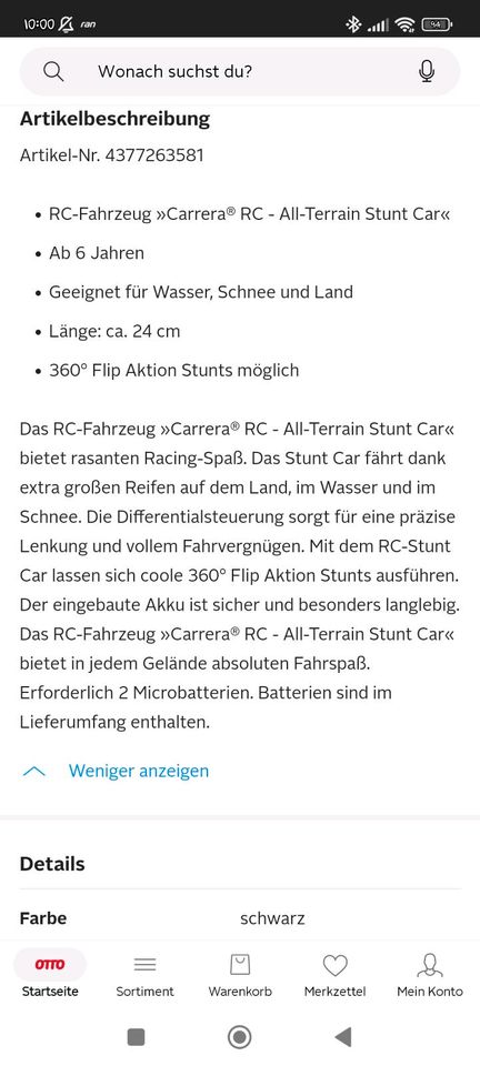 Carrera® RC-Auto Carrera® RC - All-Terrain Stunt Car in Höchstadt