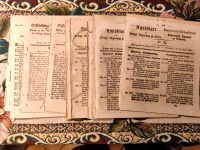ca 1831 9 Zeitungen Posen Sachsen-Anhalt - Braunsbedra Vorschau