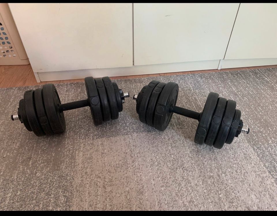 Kurzhanteln 29kg, Hanteln, Workout, Training, Gewichte in Wiesbaden