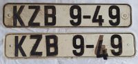 DDR 2x alte Kennzeichen Nummernschilder Nummernschild Sachsen-Anhalt - Bad Suderode Vorschau