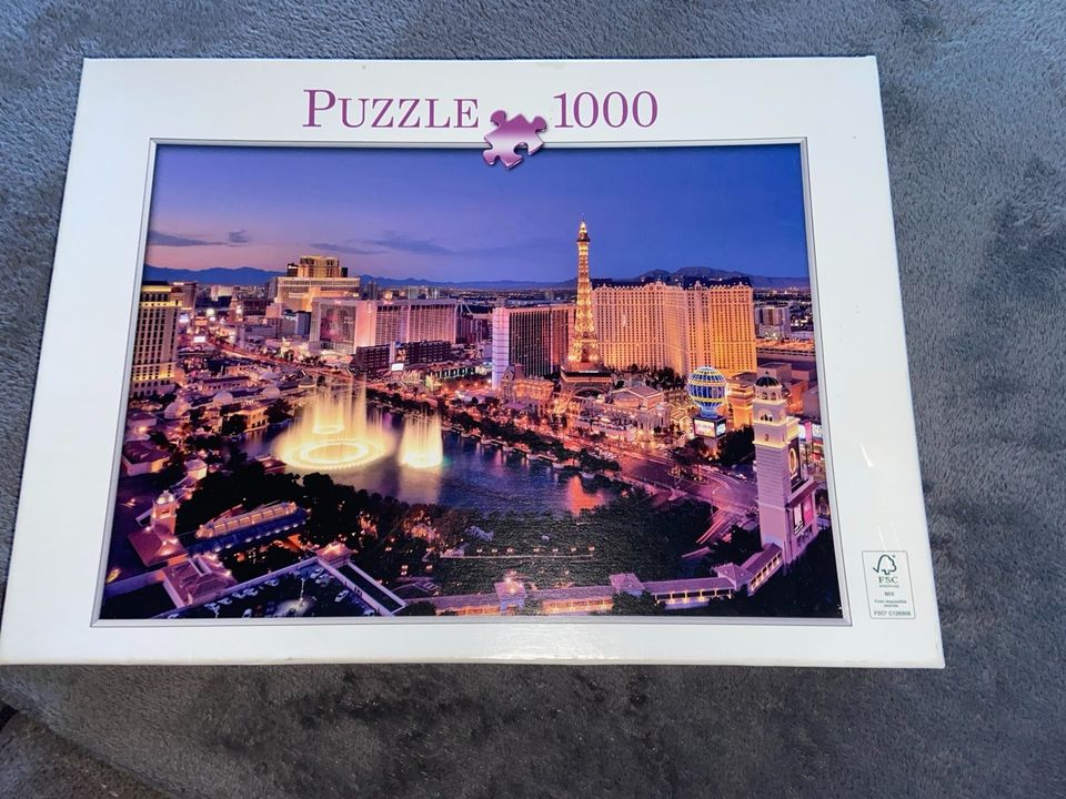 1000 Teile Puzzle Las Vegas in Mülheim (Ruhr)