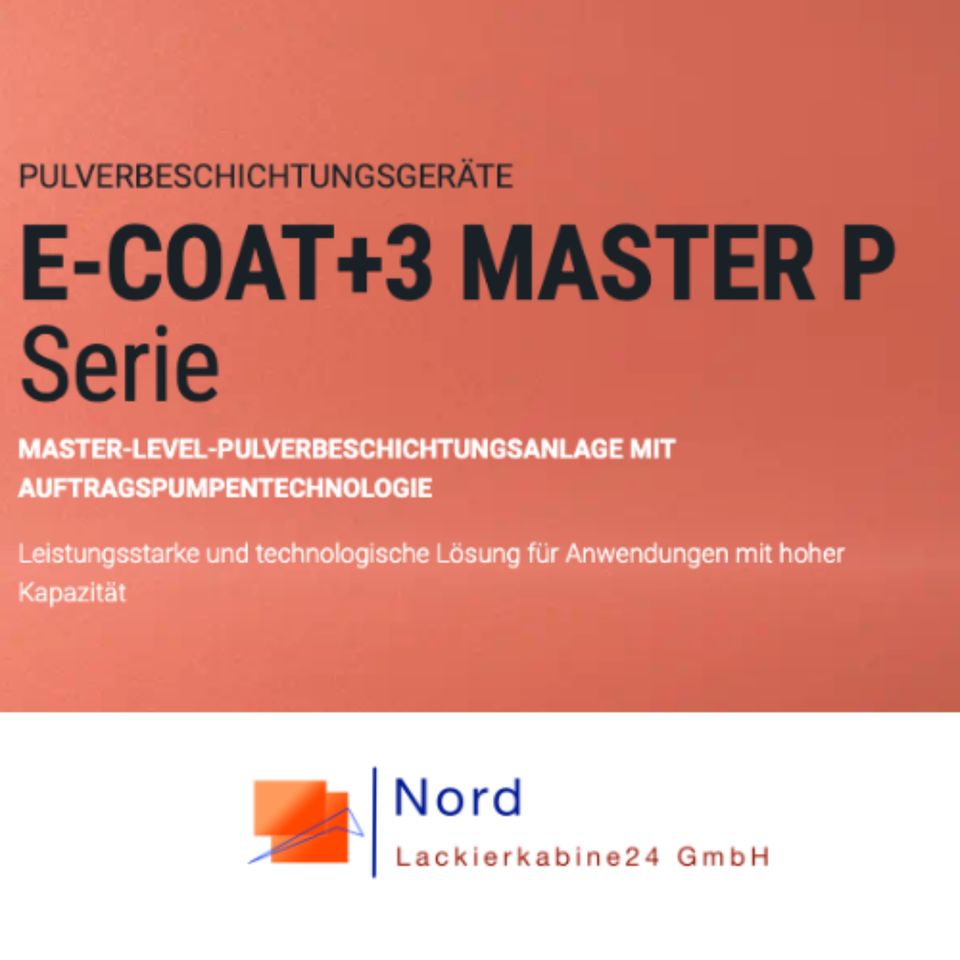 E-Coat+3 Master PM Multicolor Single Pump Pulverbeschichtungsgerä in Dinklage