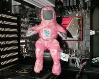 INTEL Bunny People Nerd Figur Chipmännchen Puppe Astronaut rosa Sachsen - Chemnitz Vorschau