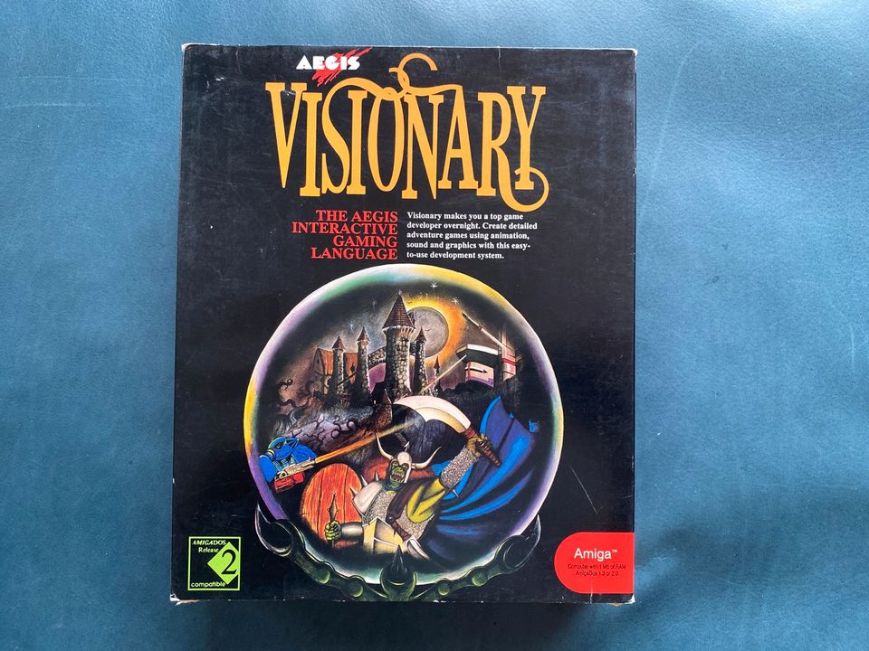 Aegis Visionary Amiga 1991 HOL: rare, Interactive Gaming Language in Eppenrod