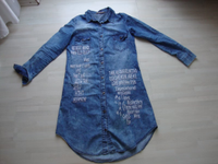 Jeans Hemd Bluse Kleid Longbluse Gr. M 38   3-1 Hessen - Lorsch Vorschau