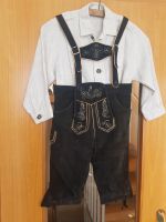 Kombination Trachtenlederhose Gr.122,Leinenhemd, Gr.116 München - Milbertshofen - Am Hart Vorschau