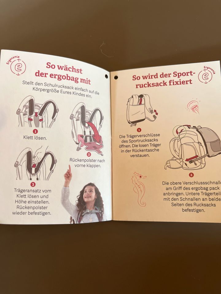 Schulranzen Ergobag mit Sporttasche und Federmappen in Schkeuditz