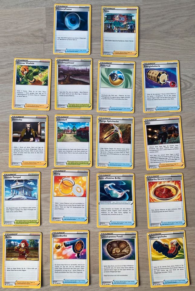 109 Pokemon Karten (0 doppelte) von Astralglanz Set in Karlsruhe