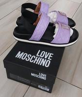 Love Moschino, NEU!!! Ledersandale,  flieder-lila,  40, OVP Baden-Württemberg - Sindelfingen Vorschau