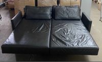 Designer dieCollection Schlafsofa Ecksofa Scene Leder schwarz Frankfurt am Main - Ostend Vorschau