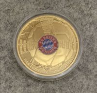 FC Bayern Medaille Triple 2012 / 2013 vergoldet 40mm München - Pasing-Obermenzing Vorschau