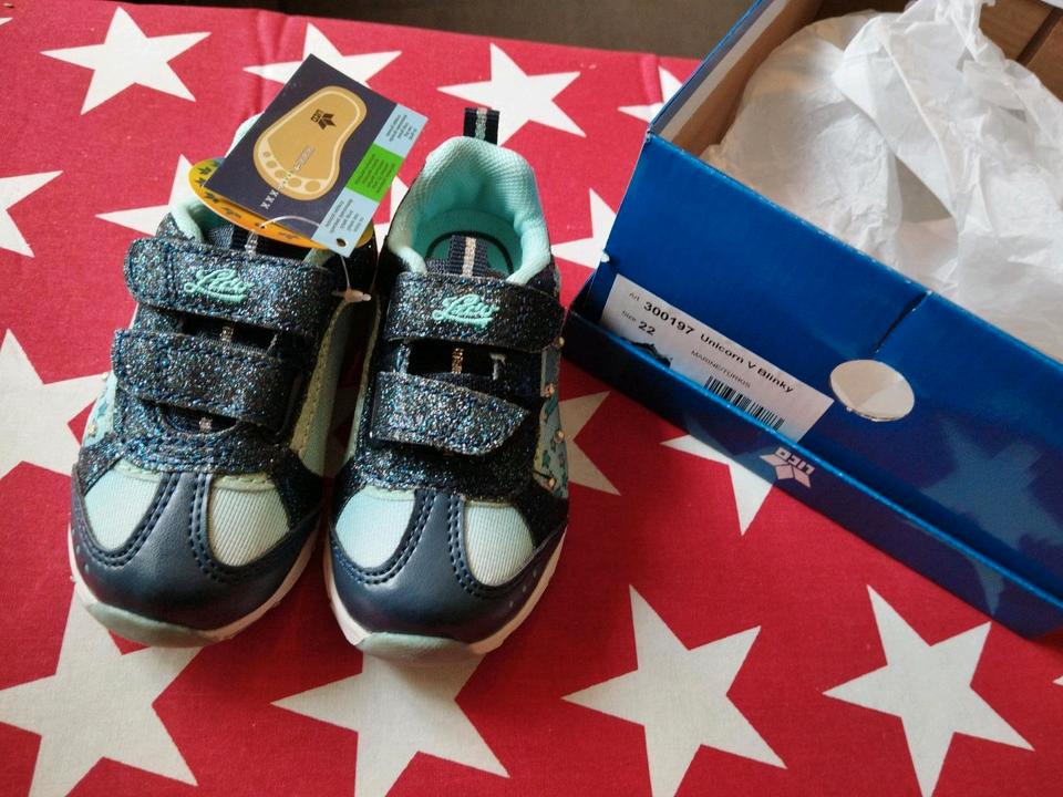 ‼️Neu Lico Hallenturnschuh Sneaker Einhorn mit Blinklicht 22 in Ebern