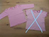 Pullover Shirt Mädchen gestreift rosa weiß 86 92 1€ Thüringen - Erfurt Vorschau
