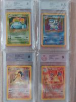 Pokemon Karte Base Set Glurak Turtok Bisaflor Tornupto Holo Mint Baden-Württemberg - Schriesheim Vorschau