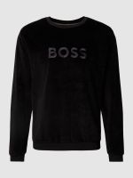BOSS Sweatshirt mit Label-Stitching Modell 'Soleri' in M Black.! Hessen - Kassel Vorschau