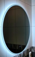 getönter Spiegel Durchmesser 70cm, LED Beleuchtung, Digitaluhr Nordrhein-Westfalen - Dormagen Vorschau