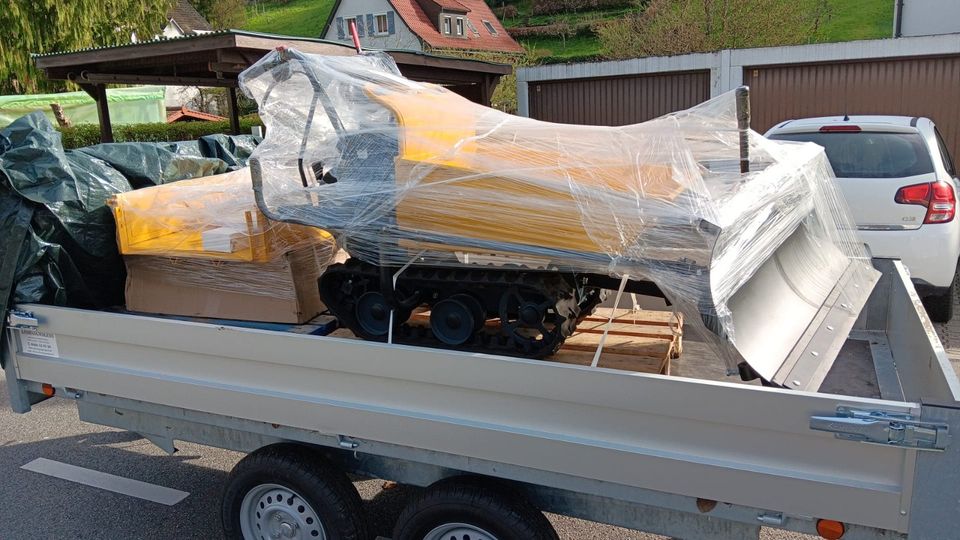 Verkaufe Kipp-Anhänger und Mini-Ketten-Dumper als Paket in Göppingen