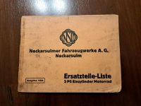 NSU Ersatzteilliste 2 PS Motorrad, Pony,  Ausgabe 1923 Sachsen - Gelenau Vorschau