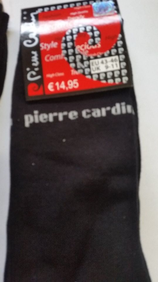 3 Paar neue schwarze Herren-Socken Gr. 43-46 (Pierre Cardin) in Bergedorf -  Hamburg Lohbrügge | eBay Kleinanzeigen ist jetzt Kleinanzeigen