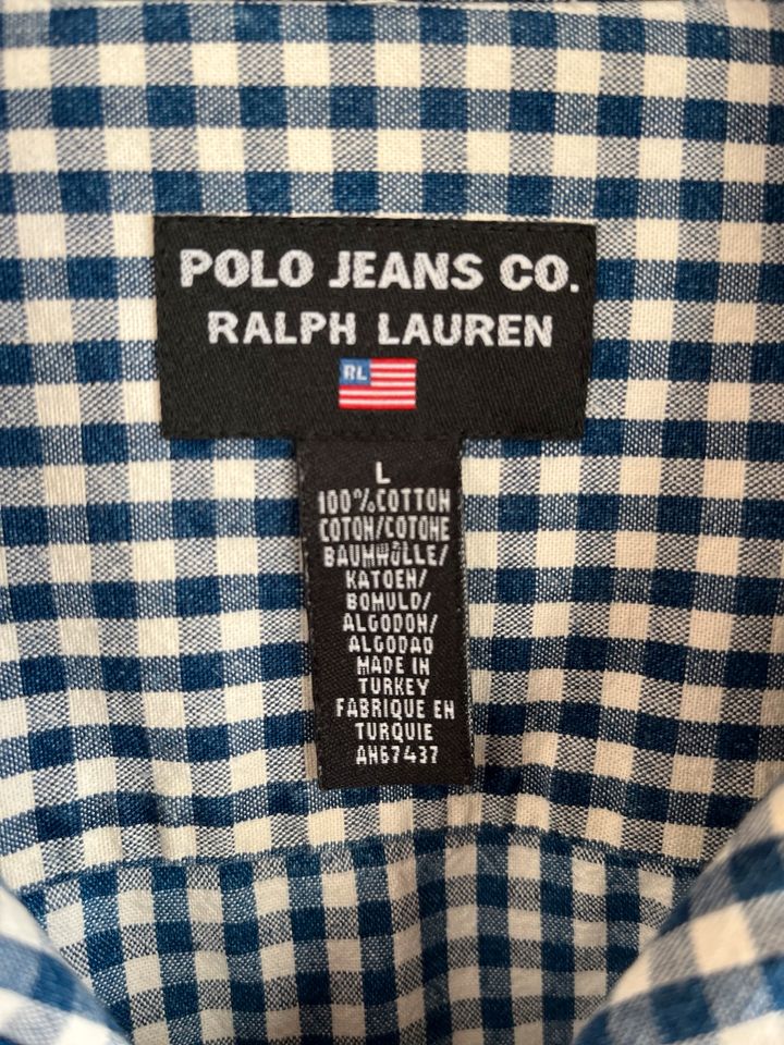 Polo Jeans Ralph Lauren Freizeit Hemd kartiert Gr. L Trendfarbe in Bayreuth