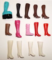 14 einzelne Stiefel für Modepuppen Barbie & Co Wuppertal - Elberfeld Vorschau
