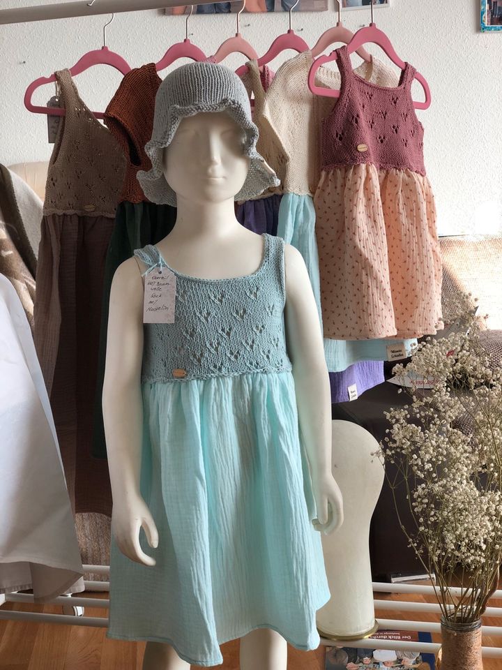 Kleid aus Musselin Musselinkleid Sommerkleid Gr. 86 92 98 104 Neu in Stuttgart