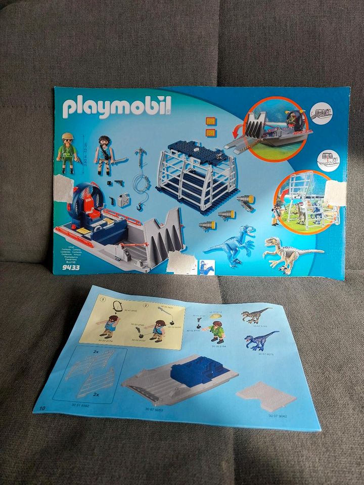 Playmobil 9433 Propellerboot mit Dinokäfig The Explorers in Recklinghausen