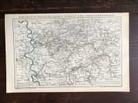 Alte Landkarte um 1895: rhein.-westfäl. Kohle- & Industriegebiet München - Altstadt-Lehel Vorschau