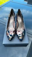 Pumps von Marco Tozzi, Gr. 37 , dunkelblau mit floralen Motiven Nordrhein-Westfalen - Krefeld Vorschau
