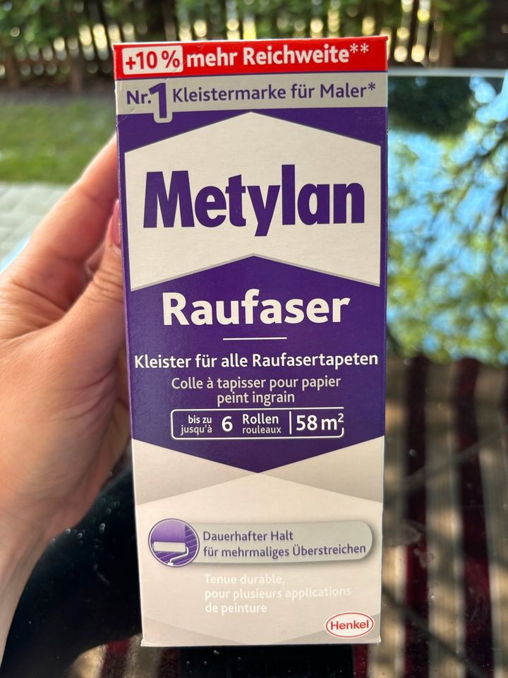 3x Rauhfaser Classico & Metylan Kleister in Kleve