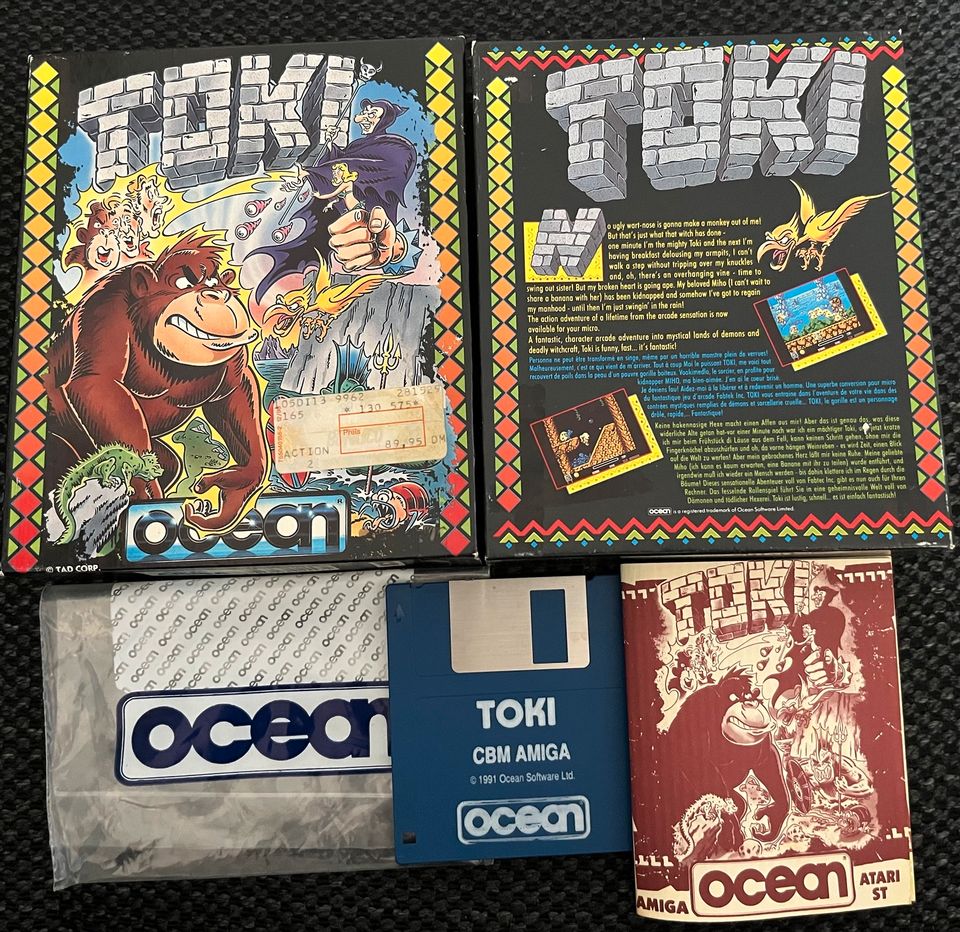 Amiga Spiel TOKI mit Schachtel und Anleitung in Bremen