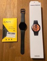 Samsung Galaxy Watch4 (44mm) schwarz + Panzerglas Bayern - Kettershausen Vorschau