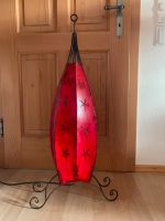 Lampe aus Ziegenhaut - rotes, gemütliches Licht - marokkanisch* Bayern - Kranzberg Vorschau