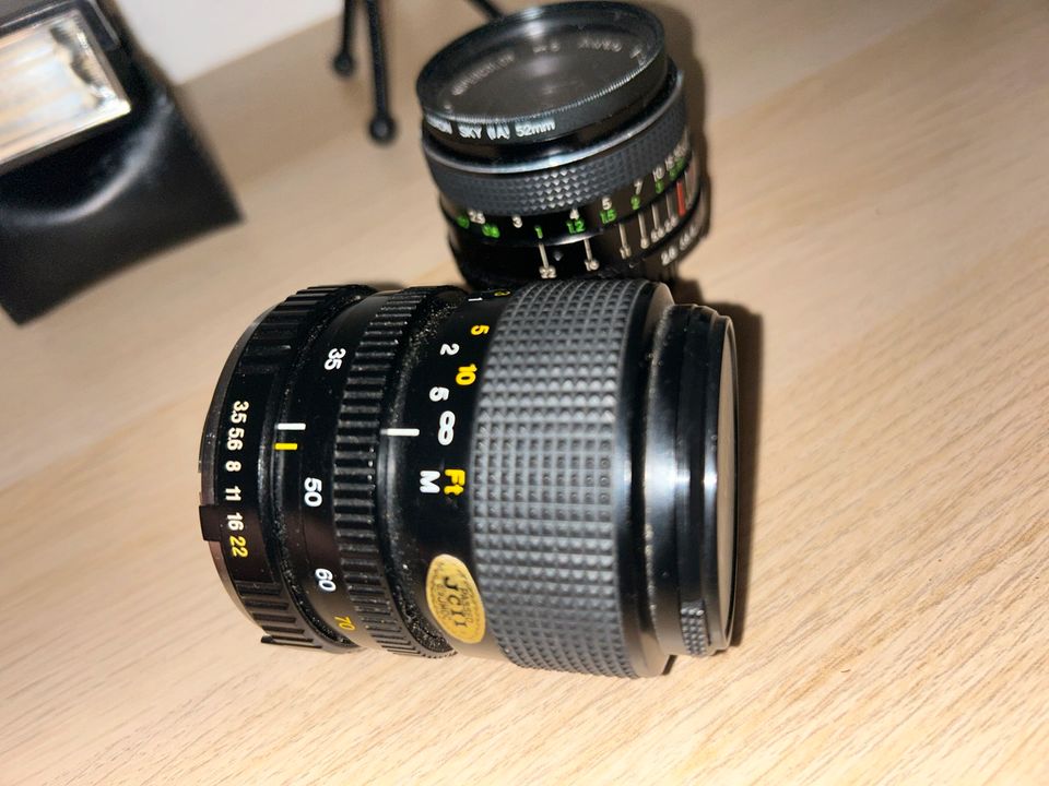 Kamera fotografieren X-300 Spiegelreflexkamera - 3x Objektiv in Nürnberg (Mittelfr)