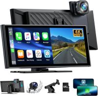 Autoradio, Carplay mit Dashcam Vorne Hinten 4k 9,26 Zoll, Touch Bayern - Marktheidenfeld Vorschau