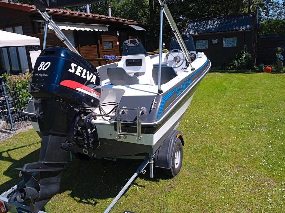 Sportboot Motorboot Bayside inkl Trailer und Motor in Neuenhaus