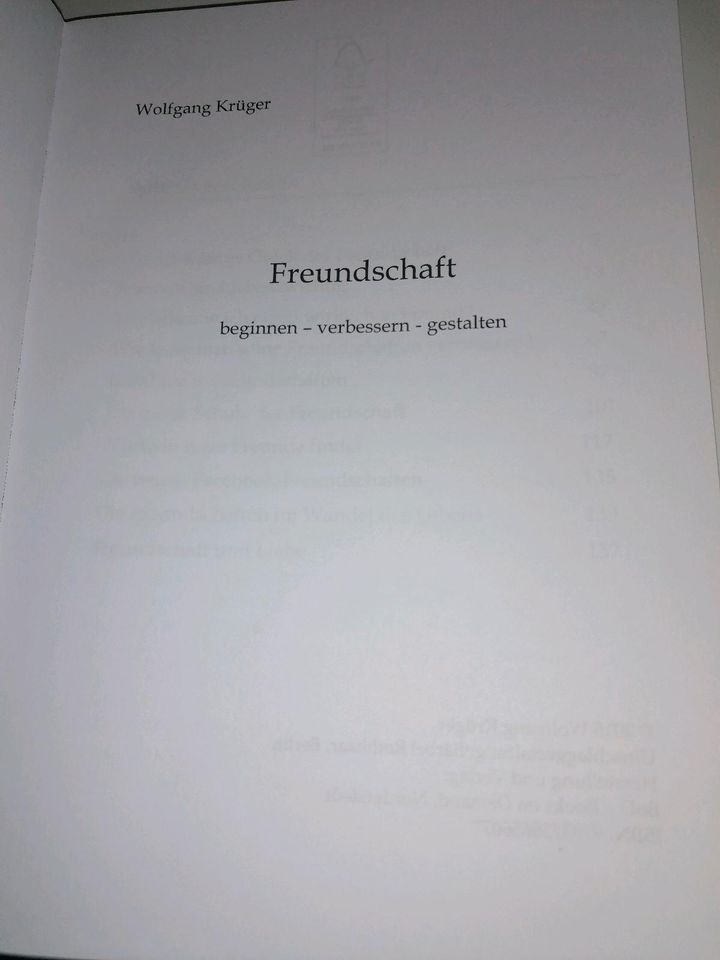 Freundschaft beginnen verbessern Gestalten Wolfgang Krüger in Berlin