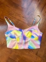 Bershka Satin Top XS bunt Mitte - Wedding Vorschau